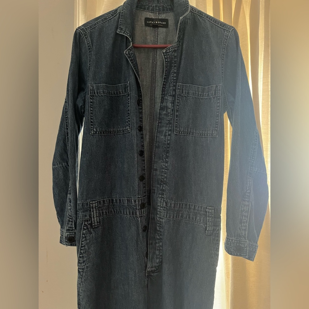 Lucky Brand Indigo Denim Jumpsuit